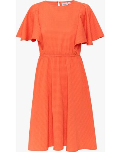 Saint Tropez Druna Fit And Flare Cocktail Dress - Orange