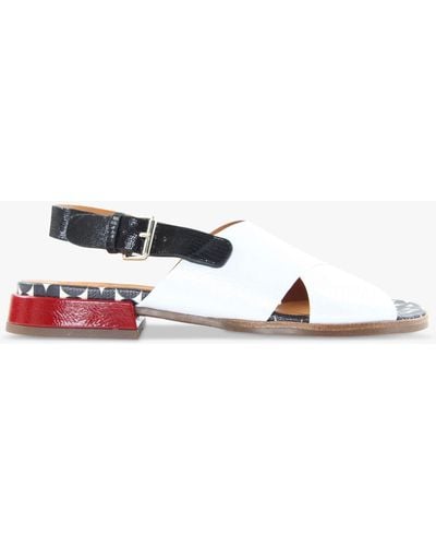 Chie Mihara Wanter Leather Sandals - White