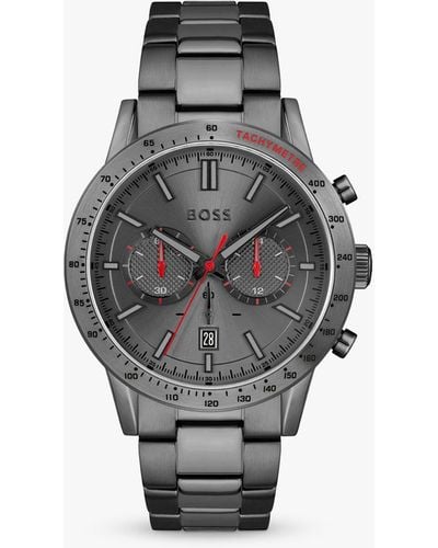 BOSS Boss Allure Chronograph Date Bracelet Strap Watch - Grey