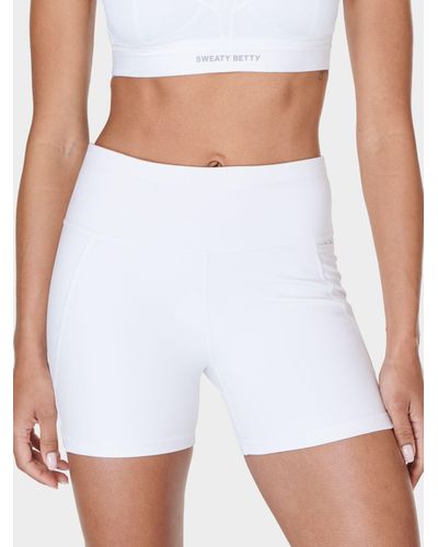 Sweaty Betty Power 4" Shorts - White