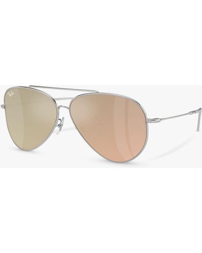 Ray-Ban Rbr0101s Aviator Reverse Sunglasses - Natural