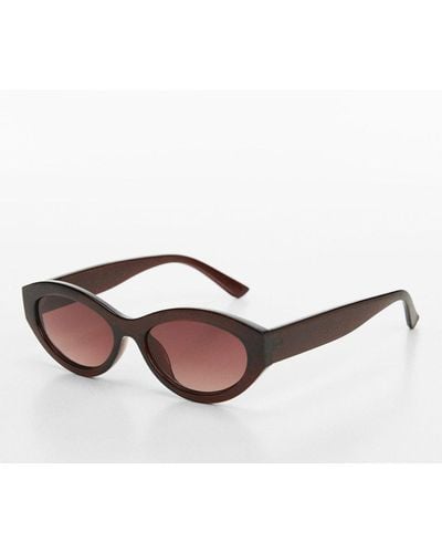 Mango Marina Oval Sunglasses - Pink