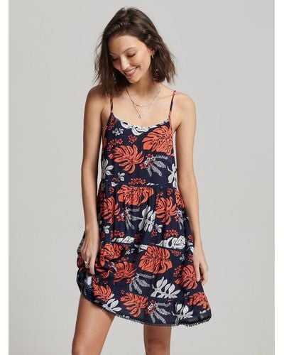 Superdry Mini Beach Cami Dress - White