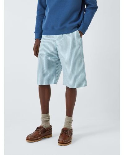 Armor Lux Raye Heritage Striped Shorts - Blue
