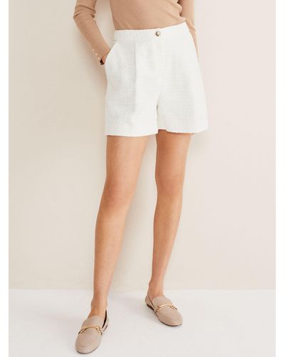 Phase Eight Auden Boucle Co-ord Shorts - Natural