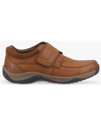 Hush Puppies Douglas Leather Shoes - Brown