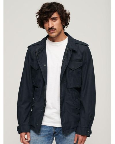 Superdry Merchant Field Cotton Jacket - Blue
