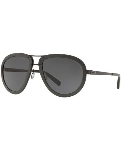 Ralph Lauren Rl7053 Aviator Sunglasses - Grey