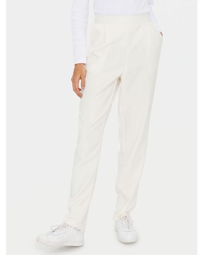 Saint Tropez Celest Elasticated Waist Trousers - White