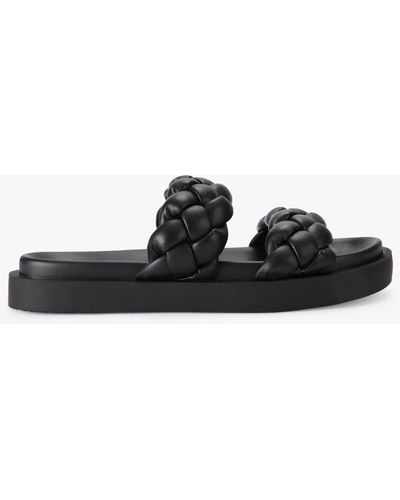 KG by Kurt Geiger Rath 2 Braided Strap Sandals - Black