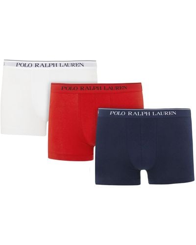 Ralph Lauren Polo Stretch Cotton Trunks - Red