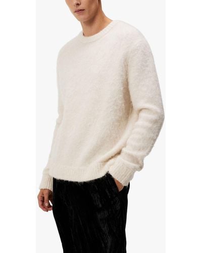 J.Lindeberg Harold Knit Crew Jumper - Natural