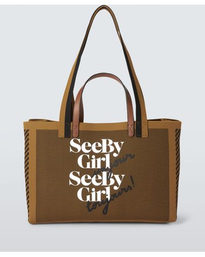 See By Chloé See By Girl Un Jour Tote - Brown
