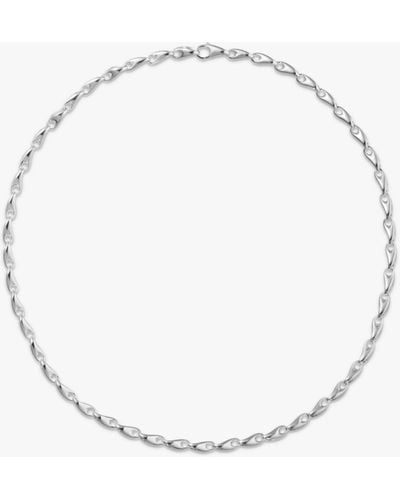 Georg Jensen Organic Links Chain Necklace - Metallic