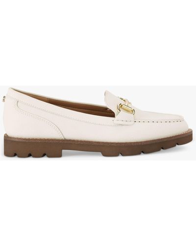 Carvela Kurt Geiger Crown Loafers - Natural