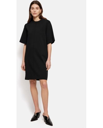 Jigsaw Riley Cotton T-shirt Dress - Black
