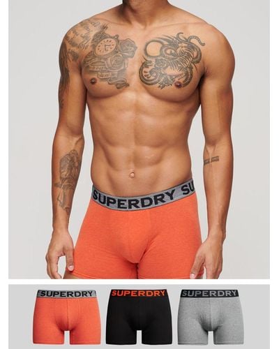 Superdry Organic Cotton Blend Boxers - White