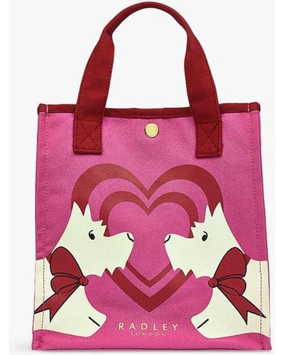 Radley Fair Valentine's Small Open Top Grab Bag - Pink