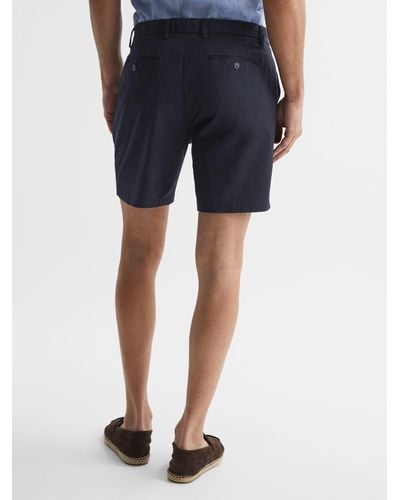 Reiss Wicket Casual Chino Shorts - Blue