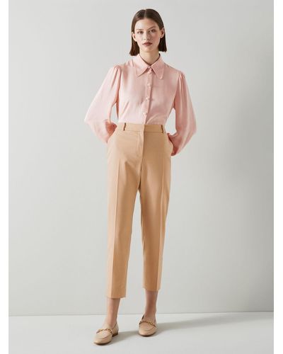LK Bennett X Ascot Collection: Mariner Trousers - Pink