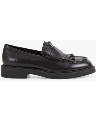 Vagabond Shoemakers Alex W Fringe Loafers - Black