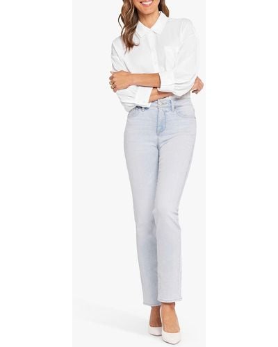 NYDJ Sheri Slim Fit Jeans - White