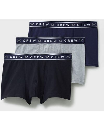 Crew Jersey Boxers - Blue