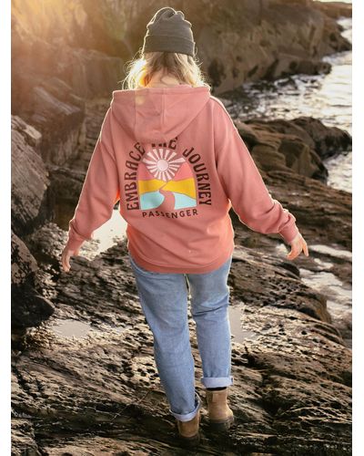 Passenger Embrace The Journey Recycled & Organic Cotton Hoodie - Multicolour