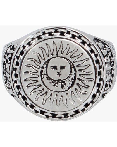 AllSaints Sun Signet Ring - Metallic