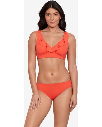 Ralph Lauren Lauren Ruffle Bikini Top - Orange