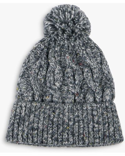 Totes Cable Knit Beanie Hat - Blue