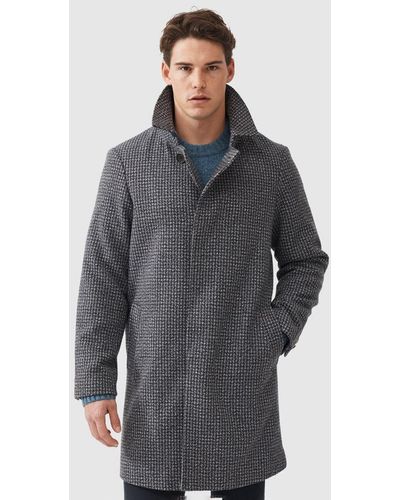 Rodd & Gunn Hundalee Wool Blend Coat - Grey