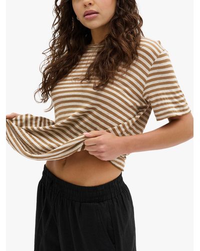 My Essential Wardrobe Lisa Striped Short Sleeve T-shirt - Multicolour