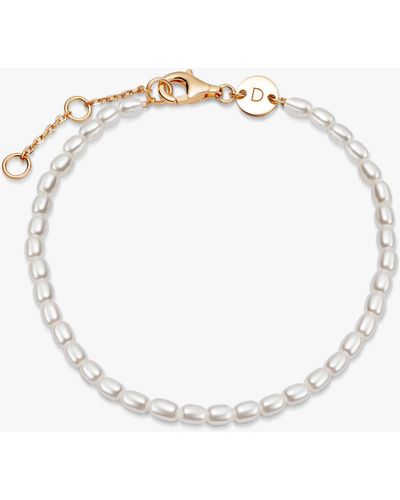 Daisy London Pearl Beaded Bracelet - Natural