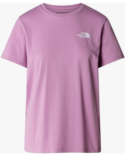 The North Face Foundation Mountain Graphic T-shirt - Pink