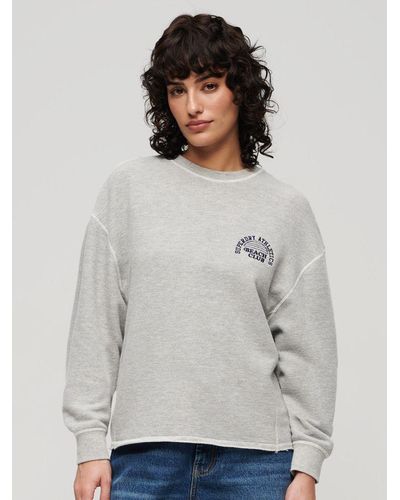 Superdry Essential Vintage Look Sweatshirt - Grey