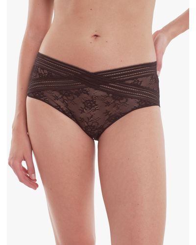 Maison Lejaby Miss Lejaby Lace Briefs - Black