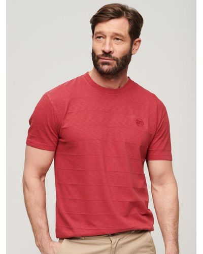 Superdry Essential Organic Cotton Logo T-shirt - Red