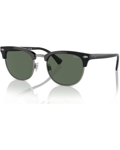 Ralph Lauren Polo Ph4217 Oval Sunglasses - Green