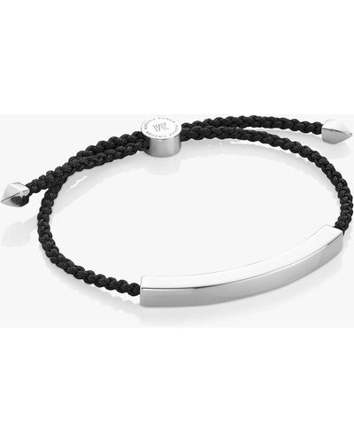 Monica Vinader Linear Large Friendship Bracelet - Metallic