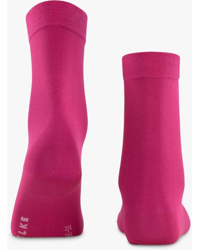 FALKE Cotton Touch Ankle Socks - Pink