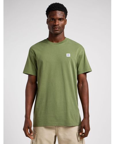 Lee Jeans Workwear Heritage Logo Cotton T-shirt - Green