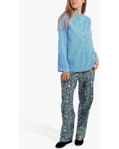 Lolly's Laundry Bill Floral Trousers - Blue