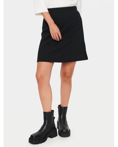 Saint Tropez Kaileen A-line Mini Skirt - Black