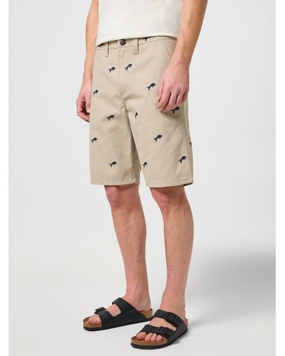 Wrangler Critter Chino Shorts - Natural