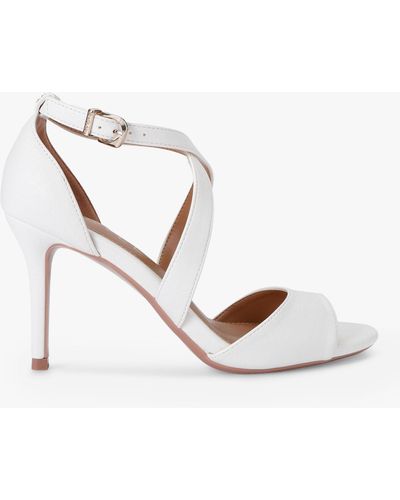 Carvela Kurt Geiger Kross Stiletto Heel Sandals - White