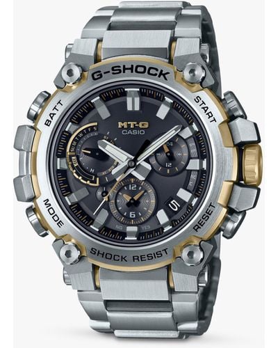 G-Shock Mtg-b3000d-1a9er G-shock Solar Bracelet Strap Smart Watch - Metallic
