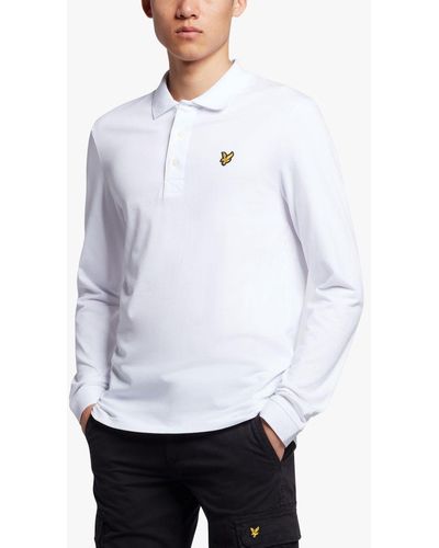 Lyle & Scott Long Sleeve Polo Shirt - Multicolour