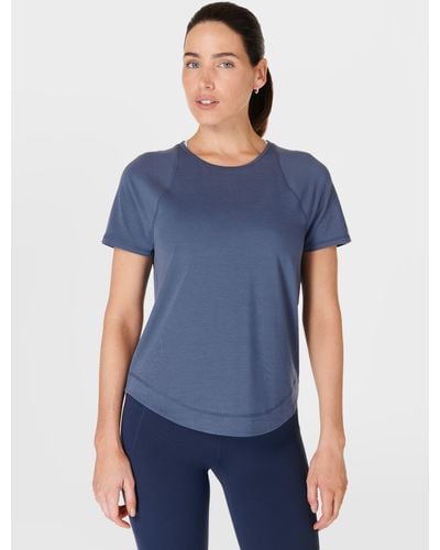 Sweaty Betty Breathe Easy Running T-shirt - Blue