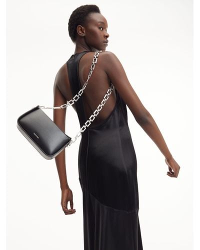 Calvin Klein Archival Chain Strap Cross Body Bag - Black